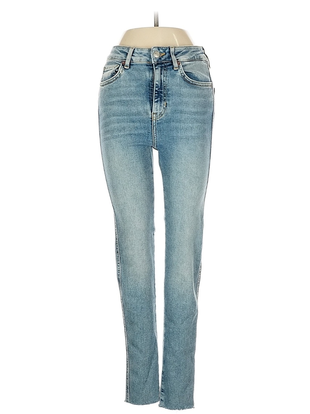 We The Free High-Rise Skinny Jeans in Faded Blue